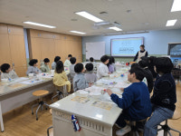 감천초등학교, 학습지원대상학생 유리 전사 공예 진로체험 실시
