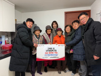 구미시 선주원남동 족구 동호회, 미등록 경로당에 온정 전해