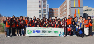 포항시 남구 효곡동, 설맞이 환경정화활동 실시