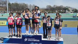 김천동신초, 제64회 경북도민체육대회 400m 계주 3위 입상!쾌거