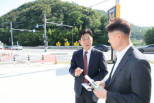 박용선 포항시장, 과수원칼국수 삼거리 교통체계 개선 검토