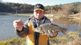  낚시춘추, 전남_함평 석문지-겨울 문턱의 소류지 낚시