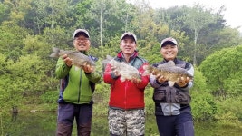  낚시춘추, 전남_광양 백운지-송홧가루 흩날릴 때 절정의 손맛