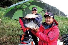 전남 광주 황룡강_풍월가든 앞에선 허리급이 턱걸이라고?