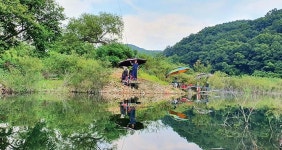 [충남 홍성 가곡지] 물 맑은 토종 계곡지에서 4짜까지 불쑥