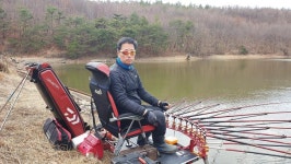 [경북 영천 골안지] 겨울  가뭄이 만든 마릿수 호황_수위 낮은 계곡지를 눈여겨보라