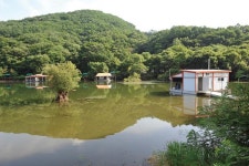[충북 괴산 신흥지] 물 맑고 경치 좋고 에어컨 낚시터가 여기구나
