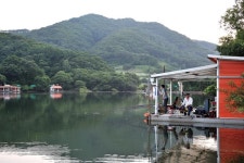 [충북 괴산 신흥지] 물 맑고 경치 좋고 에어컨 낚시터가 여기구나