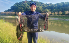 [추천 낚시터] 문경 금천 산양보_장마 때 유실됐다더니 붕어만 잘 낚이네!