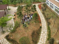 광산구, 도산초교에 명상 숲 선물