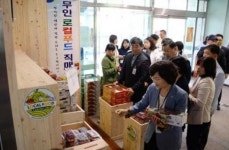 광산구청에 들어온 농산물 무인 판매장