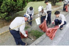 여천NCC, 공장 주변 정화활동