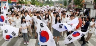 독도는 우리땅 플래시몹