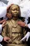 땅끝 해남에 평화의 소녀상 세웠다