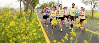 빗물 머금은 영산강변 환상의 코스를 달리다
