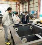 지역 중소기업 현장 방문 눈길