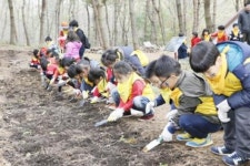 숲 속에서 맘껏 뛰놀며 오감으로 자연과 교감해요
