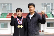 해남군청 신미란 전국종별육상 2관왕