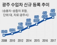 자동차산업 주력인데… 수입차 질주하는 광주