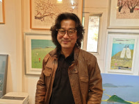 박구환  판화에 유화 접목한 신작들고 4년만에 광주서 전시
