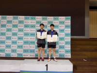 화순제일중 배드민턴 정다연-공여진,전국 여름철종별 복식 우승