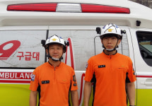 목포소방서 구급대원들 산모 출산 도와