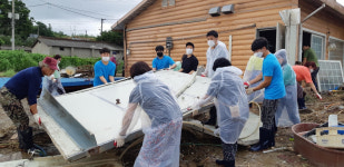나주교육지원청, 수해지역 복구 지원