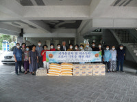 무공수문자회 광주지부 코로나 극복 위문품 증정