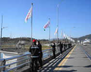 순천시, 순천국유림관리소와 합동 산불조심 깃발 설치