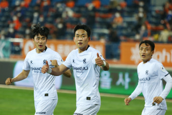 '골 넣는 수비수' 이한도, 광주FC 구했다