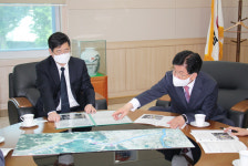 강인규 나주시장 뚝심 통했다 … 남평 강변제방도로 숙원사업 해결