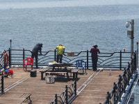 코로나19 비웃는 보성 득량만 바다낚시공원