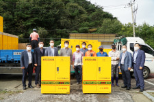 순천원예농협 21년 조합원 농약안전보관함 무상지원