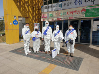 빛가람동주민자치회, 코로나19 확산방지 방역 봉사