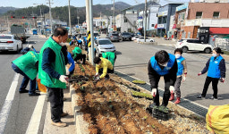 여수시 화양면, 봄맞시 새 단장에 구슬땀