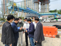 광주 서부경찰, 상록육교 철거 공사 현장 간담회