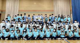 화순 능주초 총동문회 모교 의류 기증