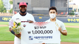 KIA 소크라테스·전상현, 구단 지정병원 5월 MVP