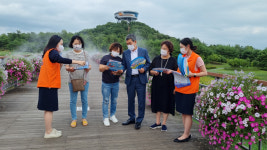 나주신협, 빛가람호수공원서 시민 대상 금융 홍보