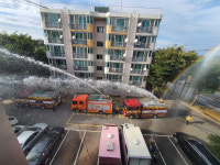 주공 나주 용산 1단지 소방합동 훈련