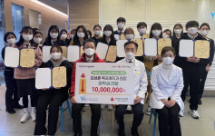 목포예치과 김성훈 원장, 장학금 1000만원 전달