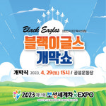 보성세계차엑스포 개막일 블랙이글스 에어쇼 펼친다