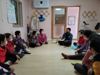 광산경찰 우산지구대, 찾아가는 교통안전 예방활동