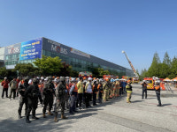 장성소방, 재난대비 긴급구조종합훈련