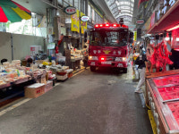 광주 북부소방서, 합동 소방차 길 터주기 훈련