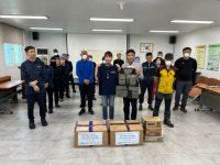 광양상공회의소, 생활폐기물 매립 현장 근무자 작업복 지원