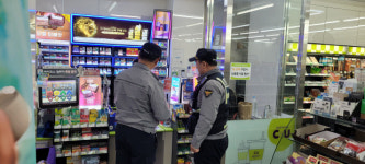 광산경찰 우산지구대, 편의점 대상 범죄예방 활동