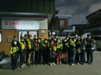 [전남일보]백운지구대, 월산4동 자율방범대와 야간순찰