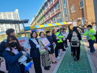 [전남일보]광주 서부경찰, 학교폭력·마약 등 예방 등굣길 캠페인 실시