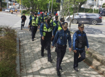백운지구대, 경찰관기동대와 합동순찰 전개
